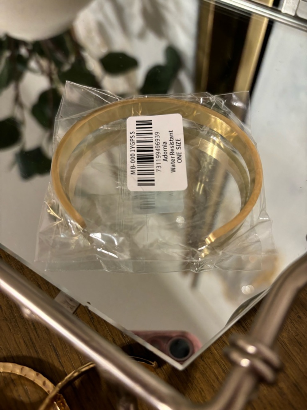 Adornia Gold Open Cuff Bracelet - One Size